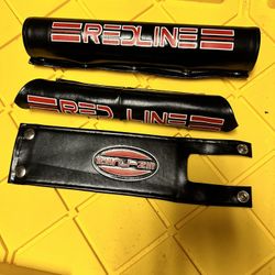 OLD SCHOOL BMX NOS REDLINE VINYL FRAME PADS