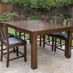 Mid Century Modern Wood Table For Six 