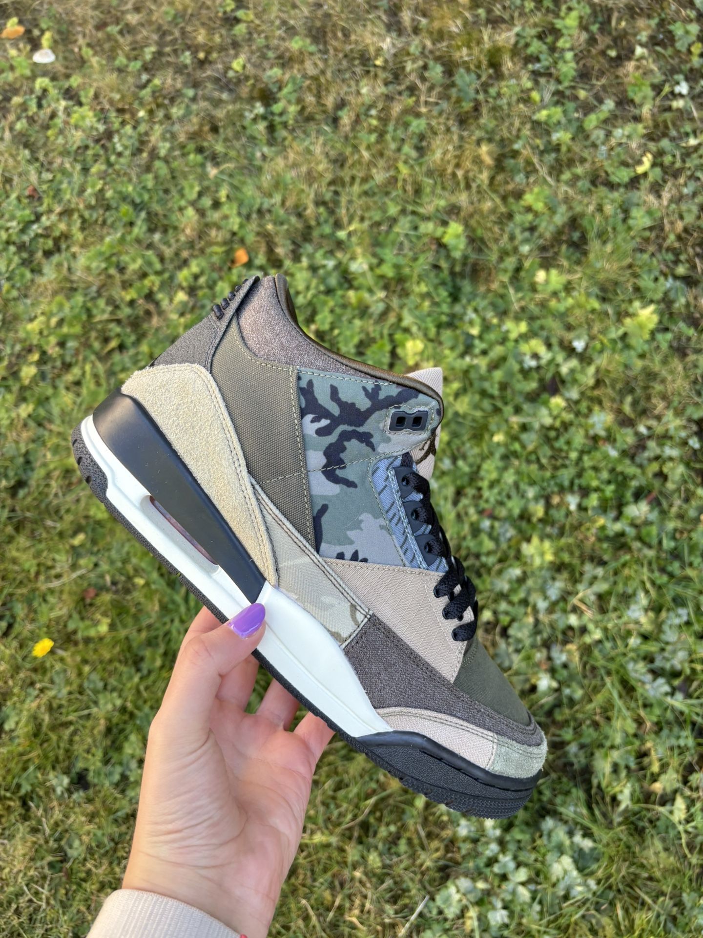 Jordan 3 Patchwork Camo