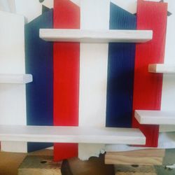 Holiday Artisan Rustic Festive Shelving