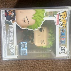 Funko Pop! One Piece: Roronoa Zoro #2178 LE3500 Hot Topic Exclusive W/ Protector