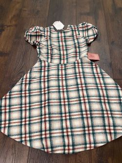 New girls Mini Molly Plaid Flare dress size 9/10 by Ivy City Co #5