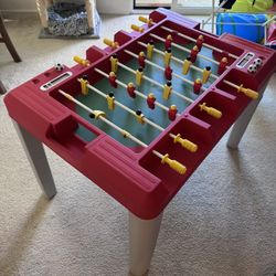 Foosball Kids Plastic Game 3 Balls Soccer