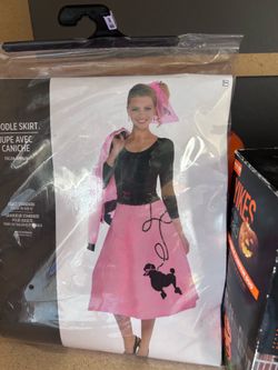Halloween blowups and a costume