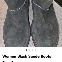 Koolaburra Black Suede Boots