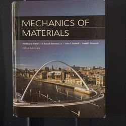 Beer, Johnston, DeWolf, Mazurek - Mechanics of Materials (Fifth edition)