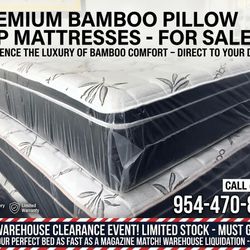  pillow top s. Has bamboo fabric technology for comfort. This is from the Sensation Series.