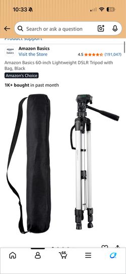 60in Tripod with bag (new in box)