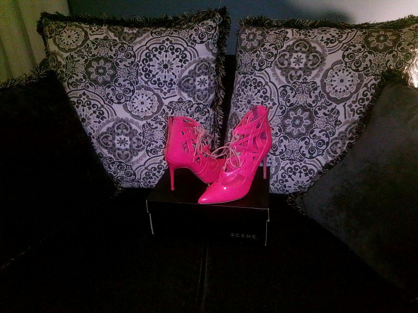 Hot Pink Women Shoes 