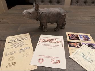 Lenox Greater One-horned Asian Rhinoceros Calf 🦏