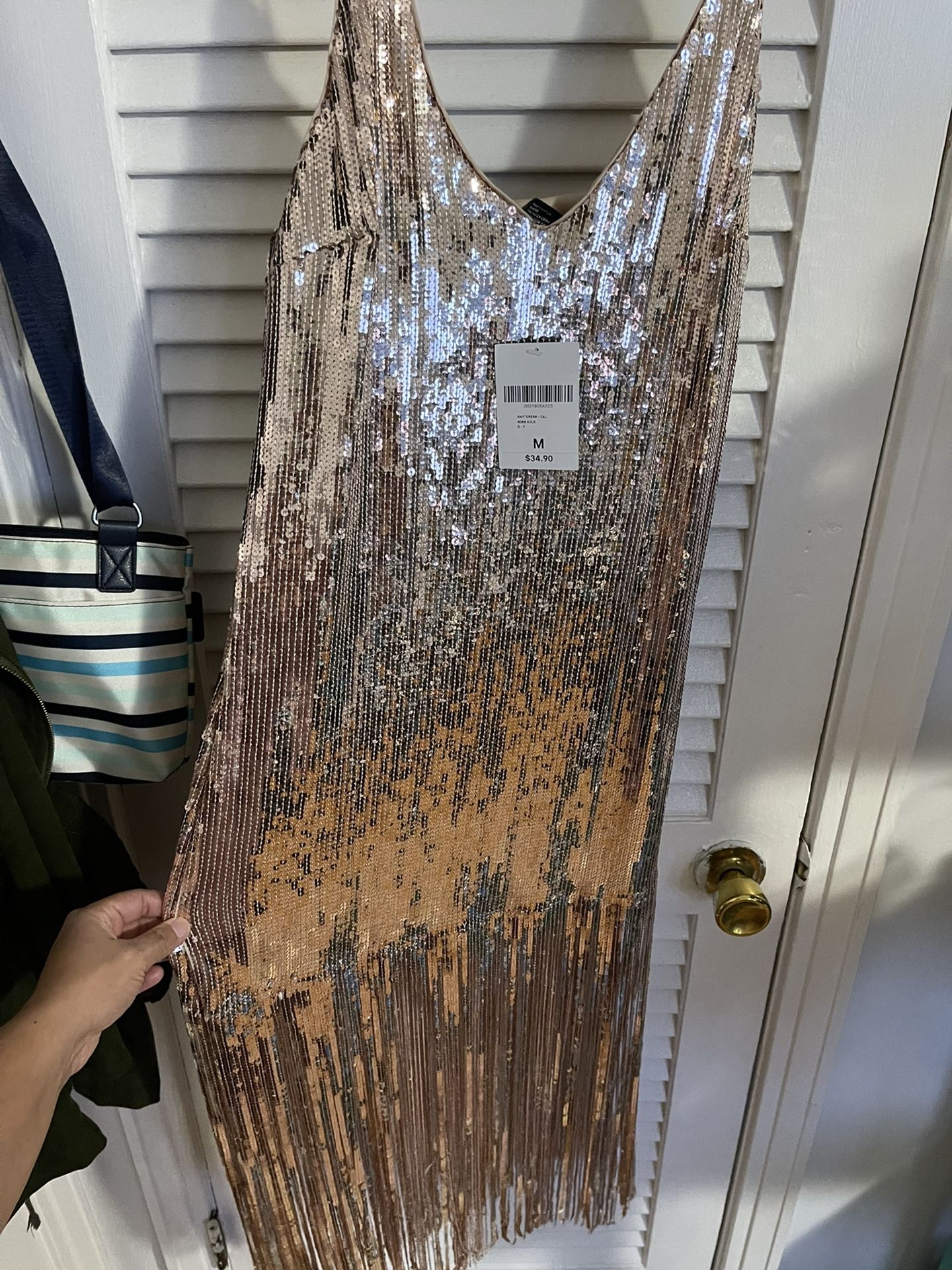 Forever 21 Gold Dress Size m