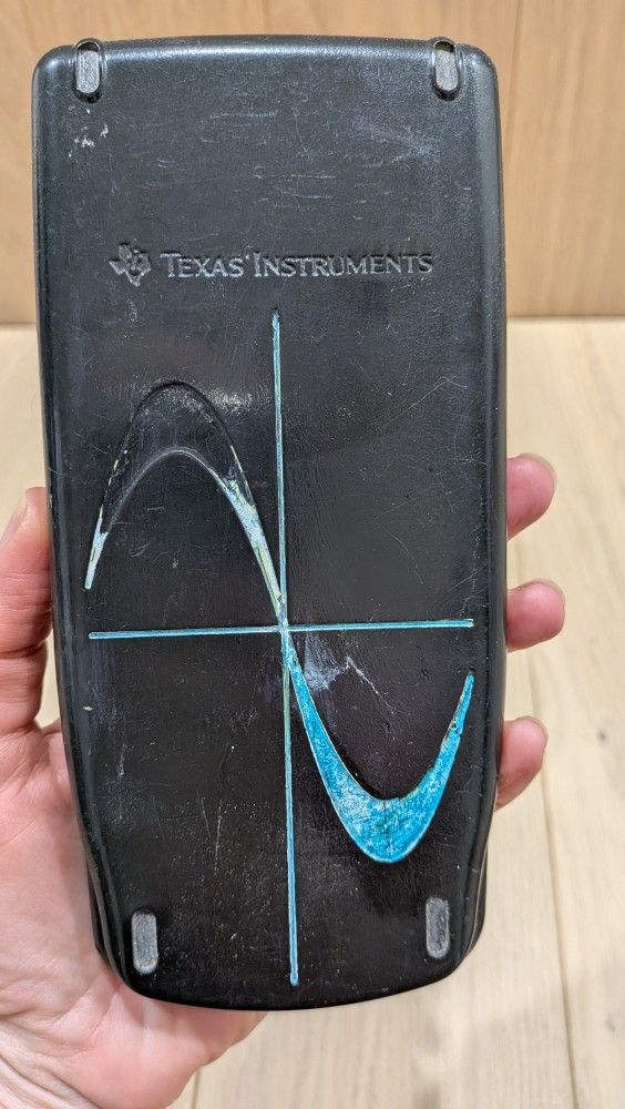 Texas Instruments TI-83 Plus Graphing Calculator with Slip Cover - Black TESTED