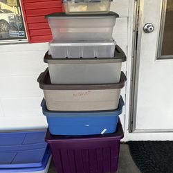 8 Assorted Storage Containers. All For Only $25 Mesa 