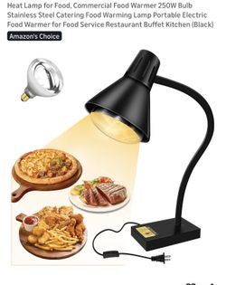 New, Heat Food Lamp