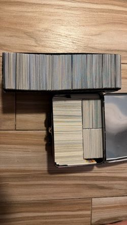 Huge box full of bulk cards from over multiple years , over 1000+ cards