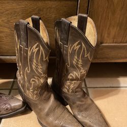 $50-Women's Nice Sonora Distressed Leather Boots 👢 