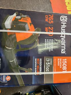 Husqvarna 150bt 270mph gas backpack leaf blower