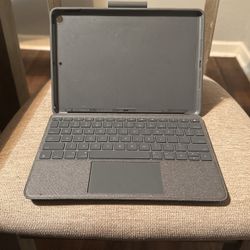 Ipad Case with Keyboard and Apple Pencil Holder