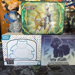 Pokemon Cards ETB Boxes Only