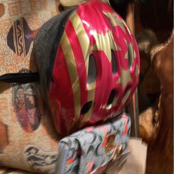 Child’s Helmet 15 Dollars  New Wallet 20 Dollars 