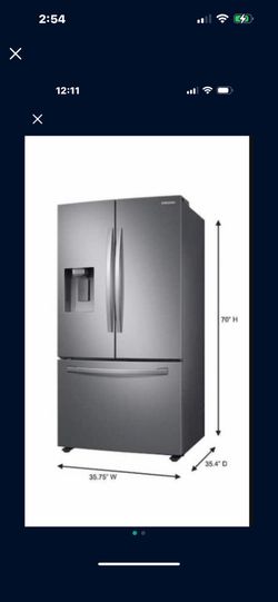 Samsung New Refrigerator With Water N Ice Maker