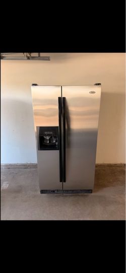 Refrigerator Side by Side Stainless Steel 60 Day Warranty