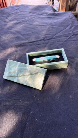 Rough Rider Turquoise & Stone Carb Box