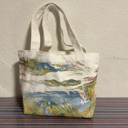 handmade tie dye tote