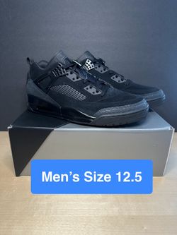Air Jordan Spizike Low  Black Cat Size 12.5