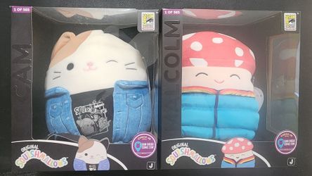 SDCC 2023 Jazwares Squishmallows Cam & Malcolm LE 565