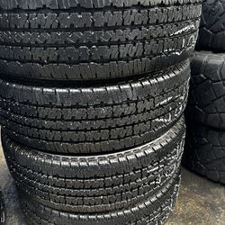 SET OF FOUR LT24570r17 FIRESTONE HT TIRES