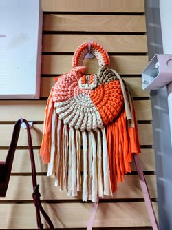 Handcrafted Chunky Knit Crossbody Bag