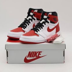 Nike Air Jordan 1 Retro High OG Heritage White Red Size 13