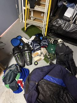 Men’s Hockey Gear, Sticks, Net, Shooting Pad