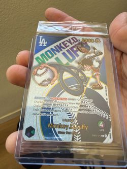 One Piece LA Dodgers 2025 Monkey D. Luffy Leader EB02-010 Sealed