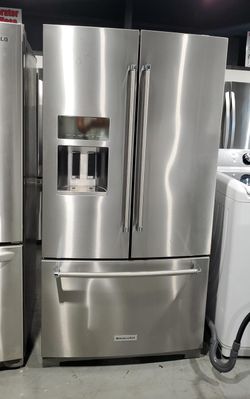 KitchenAid 3-Door Stainless Steel Fridge
