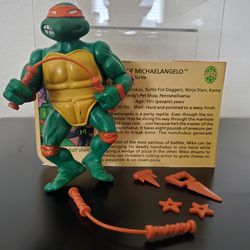 TMNT Michaelangelo Action Figure 1988