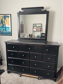 California King Bed frame and dresser