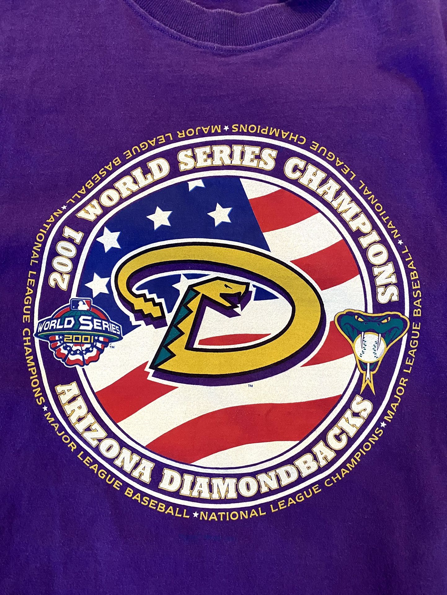 Vintage D Backs 01 World Series T-Shirt