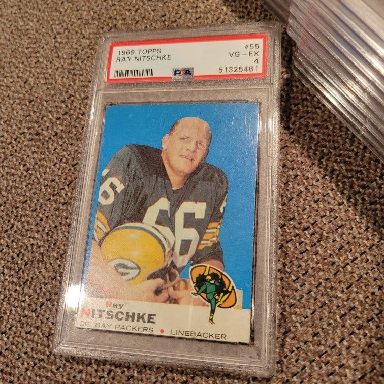 1969 Topps Ray Nitschke Green Bay Packers PSA 4