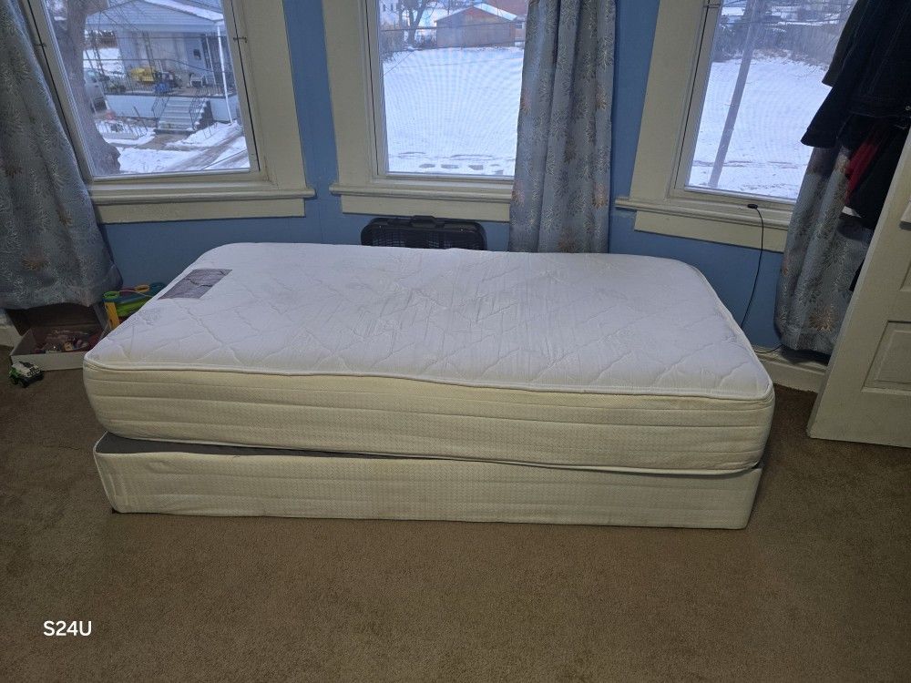 Twins Box spring And Bed.