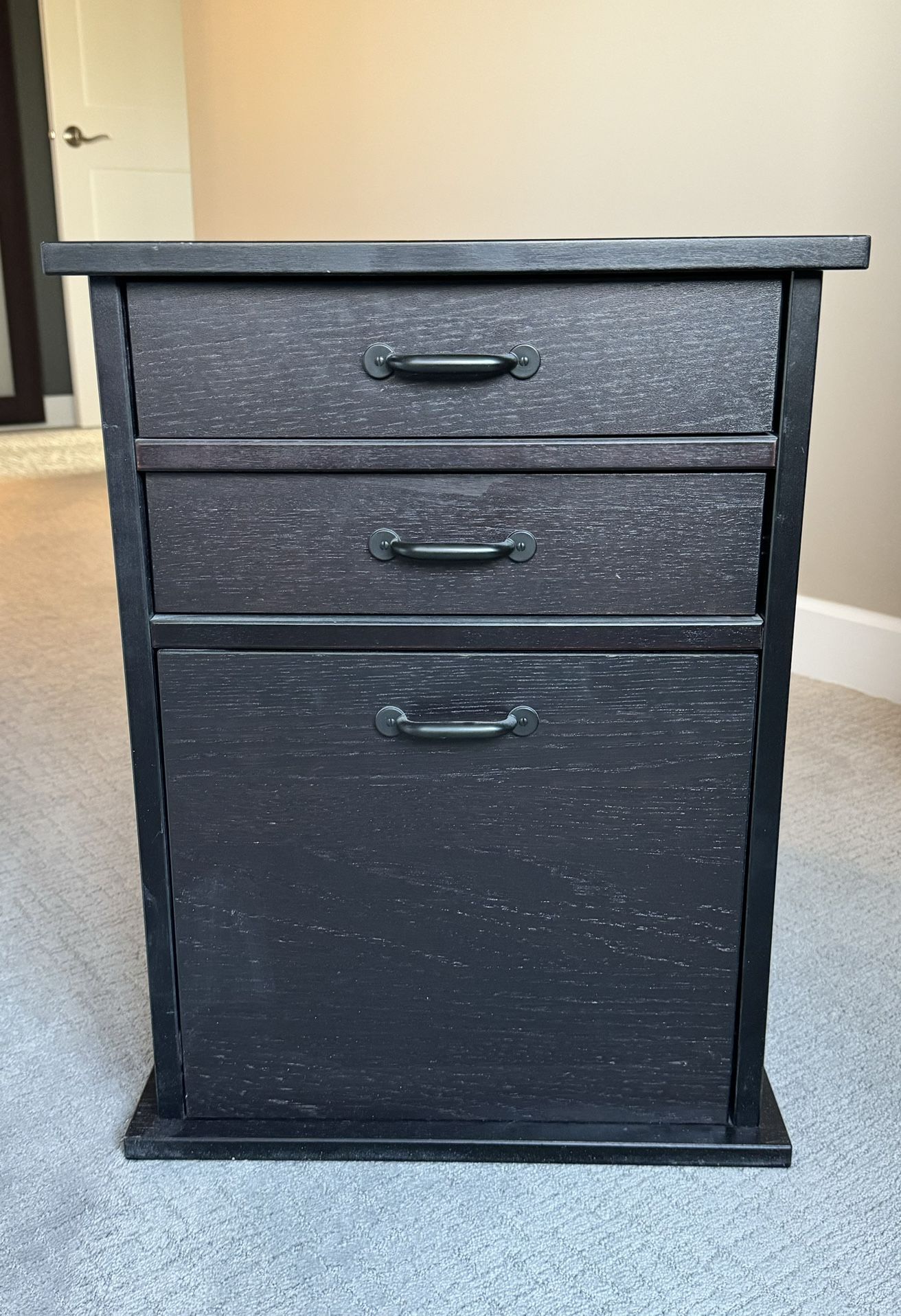 Wood File Cabinet