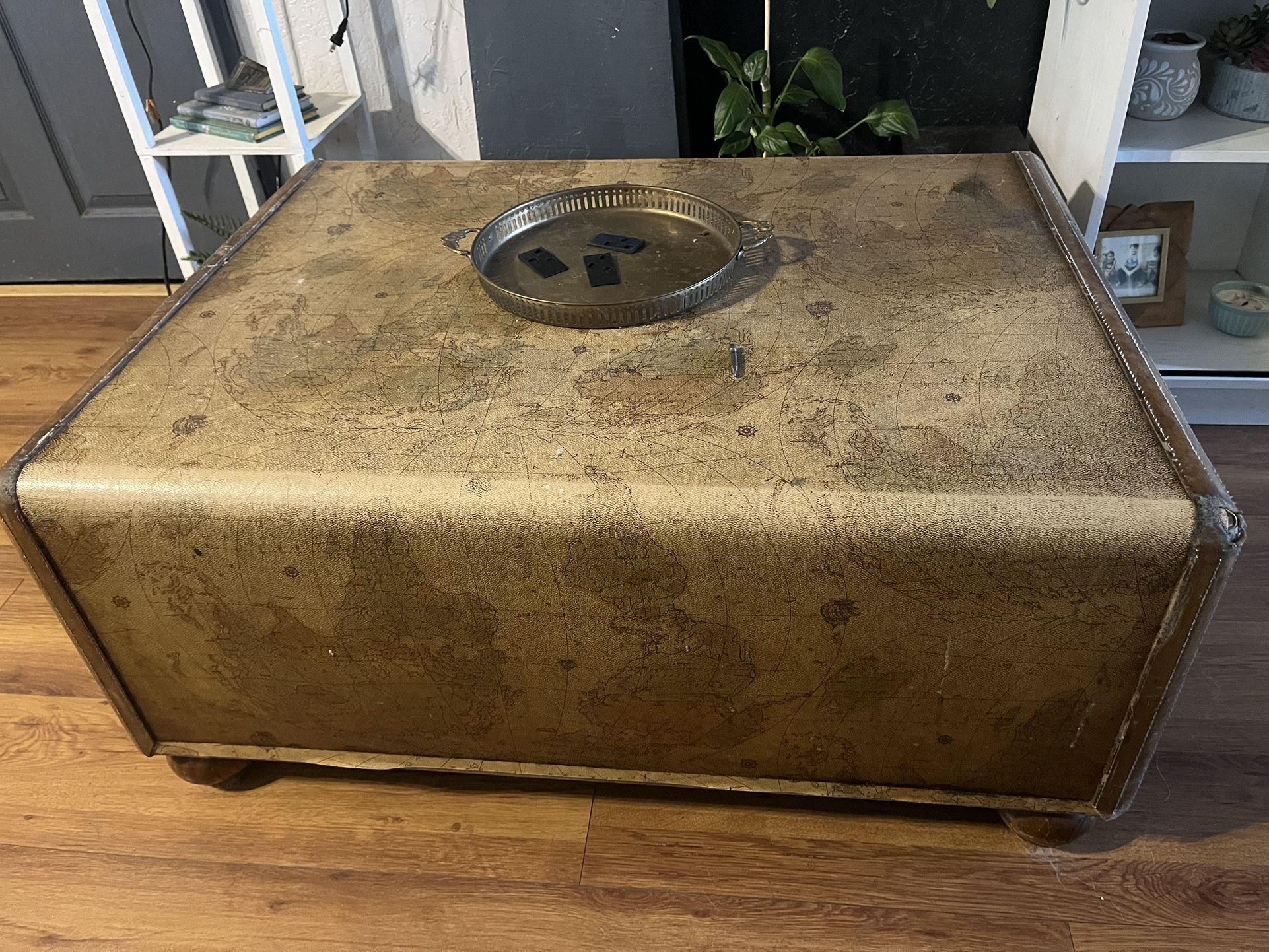 Vintage Map Coffee Table