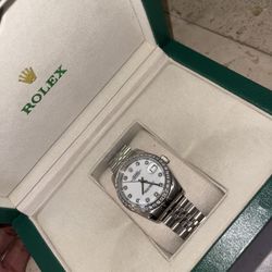 Rolex Diamond Crusted Watch