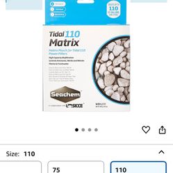 Seachem Matrix High Capacity Biofilter - Marine and Freshwater Tidal Filtration,White 