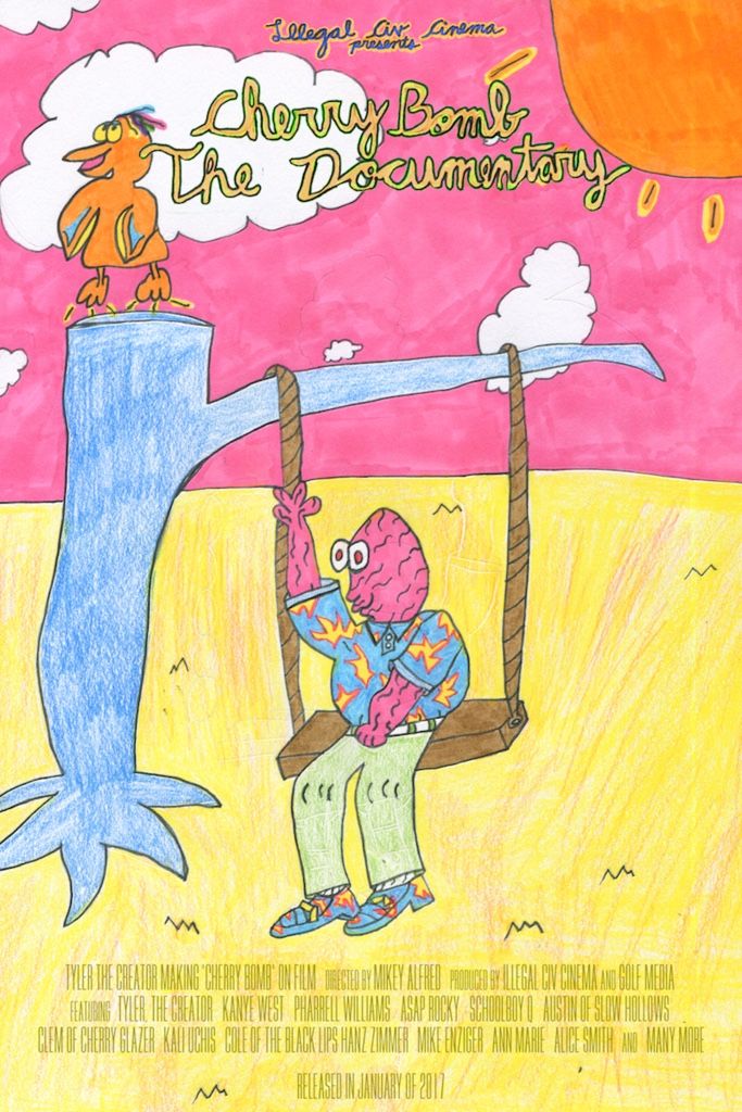 Limited Edition Cherry Bomb x Illegal Civ Documentary Poster from Tyler the Creator