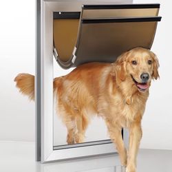Giant Dog Door for Exterior Doors: Heavy Duty 
