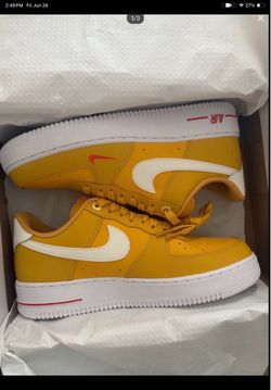 Nike Air Force 1 '07 SE Yellow Ochre-Sail DQ7582-700 Women's 10.5 / Men's 9