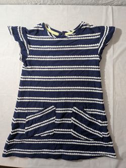 Cat & Jack Dress, Navy and White Stripe. Size 4t