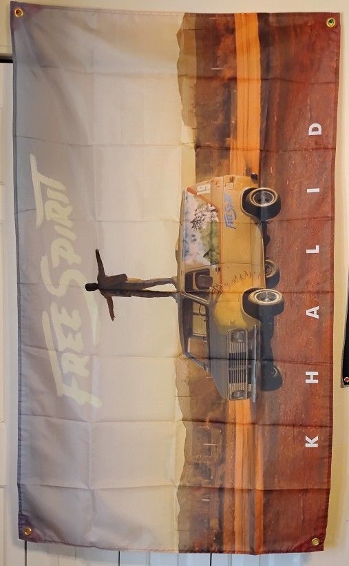 Khalid Banner 3 Ft x 5 fr Banner New